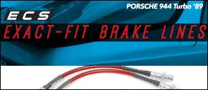 Porsche 944 Turbo '89 ECS Exact-Fit Brake Lines