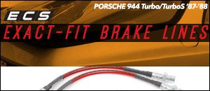 Porsche 944 Turbo/Turbo S ECS Exact-Fit Brake Lines