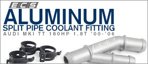 Audi MKI TT 180HP 1.8T ECS Aluminum Coolant Split Pipe