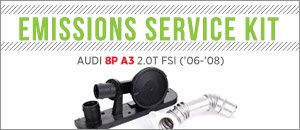 Audi 8P A3 2.0T FSI Emissions Service Kit