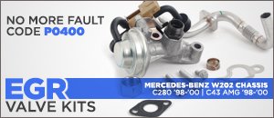 Mercedes-Benz W202 C280/C43 AMG EGR Valve Kits