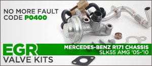 Mercedes-Benz R171 SLK55 AMG EGR Valve Kits