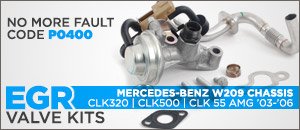 Mercedes-Benz W209 CLK-Class EGR Valve Kits