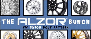 VW 5x100 Alzor Wheels