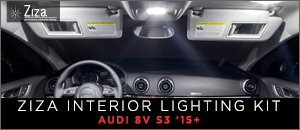 Audi 8V S3 Ziza Interior LED LIghting Kit