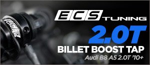 Audi B8 A5 2.0T ECS Tuning Billet Boost Tap Kit