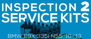 BMW E9x 335i N55 Inspection II Service Kits
