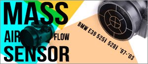 BMW E39 525i 528i Mass Air Flow Sensors