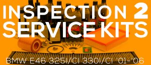 BMW E46 325i/ci 330i/ci Inspection II Service Kits