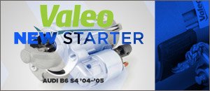 Audi B6 S4 Valeo New Starter