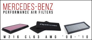 Mercedes-Benz W216 CL63 AMG Performance Air Filters