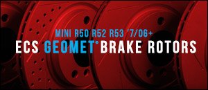 MINI R50 R52 R53 ECS GEOMET&reg; Brake Rotors