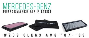 Mercedes-Benz W209 CLK63 AMG Performance Filters