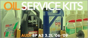 Audi 8P A3 3.2L ECS Oil Service Kits