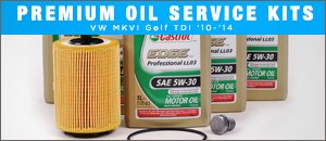 VW MKVI Golf TDI Premium Oil Service Kits