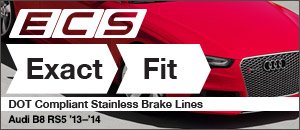Audi B8 RS5 ECS Exact-Fit Brake Lines