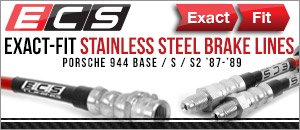 Porsche 944 ECS Exact-Fit Brake Lines