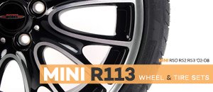 MINI Cooper R50-R53 R113 JCW Wheel & Tire Sets Of Four