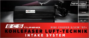 MINI Cooper S/JCW ECS Kohlefaser Luft-Technik Intake