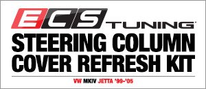 VW MKIV Jetta Steering Column Cover Refresh Kit