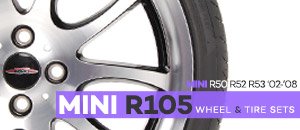 MINI Cooper R50-R53 R105 JCW Wheel & Tire Sets Of Four