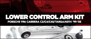 Porsche 996 911 Carrera/4/4S 40th Control Arm Kits