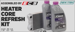 Audi B6 A4 1.8T ECS Assembled Heater Core Refresh Kit