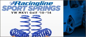 VW MKVI Golf Racingline Sport Springs