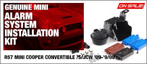 MINI R57 Cooper Convertible Genuine MINI Alarm System