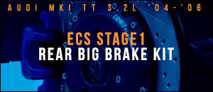 AUDI MKI TT 3.2L ECS Rear Big Brake Kit