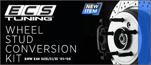 BMW E46 325 ECS Wheel Stud Conversion Kit