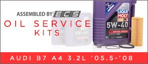 Audi B7 A4 3.2L Assembled By ECS Oil Service Kits