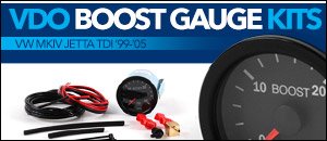 VW MKIV Jetta TDI Boost Gauge Kits