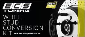 BMW E46 330 ECS Wheel Stud Conversion Kit