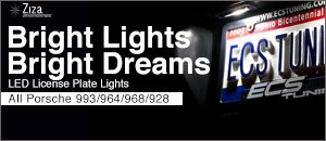 Porsche 993/964/968/928 Ziza LED License Plate Kit