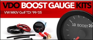 VW MKIV Golf TDI Boost Gauge Kits
