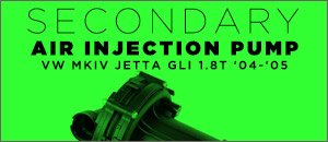 VW MKIV Jetta GLI Secondary Air Injection Pump
