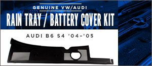 Audi B6 S4 Genuine Rain Tray / Battery Cover Kit