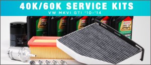 VW MKVI GTI 40k/60K Service Kits