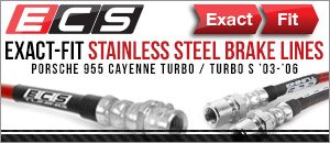 Porsche 955 Cayenne Turbo ECS Exact-Fit Brake Lines