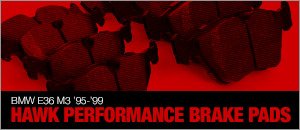 BMW E36 M3 Hawk High Performance Brake Pads