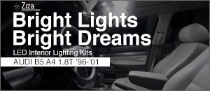 Audi B5 A4 1.8T  Ziza LED Interior Lighting Kits