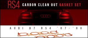 Audi B7 RS4 Carbon Clean Up Gasket Set