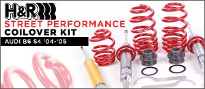 Audi B6 S4 H&R Street Performance Coilover Kit