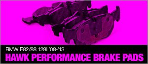 BMW E82/88 128i Hawk High Performance Brake Pads