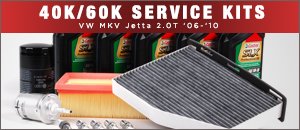 VW MKV Jetta 2.0T 40k & 60K Service Kits