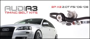 Audi 8P A3 2.0T FSI Timing Belt Kits