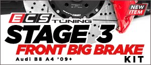 Audi B8 A4 ECS Stage 3 Front Big Brake Kit