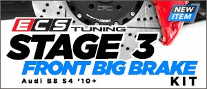 Audi B8 S4 ECS Stage 3 Front Big Brake Kit