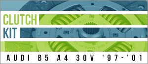 Audi B5 A4 30v Valeo Clutch Kit